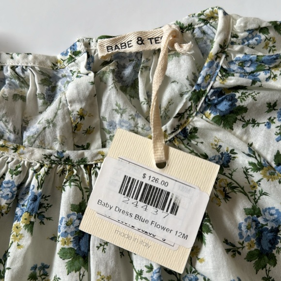 Babe & Tess Floral Baby Dress 12M NWT - Picture 3 of 6